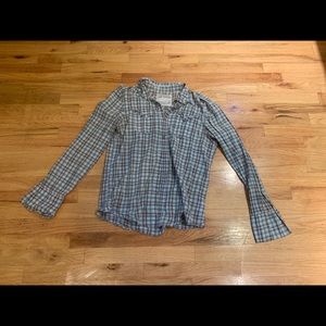 JOE’S GREEN, GRAY, & BLACK BUTTON DOWN, SIZE M!